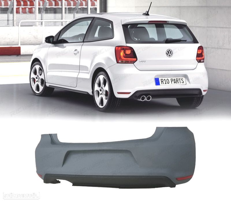 PARA-CHOQUES TRASEIRO VOLKSWAGEN VW POLO 14- LOOK GTI - 1