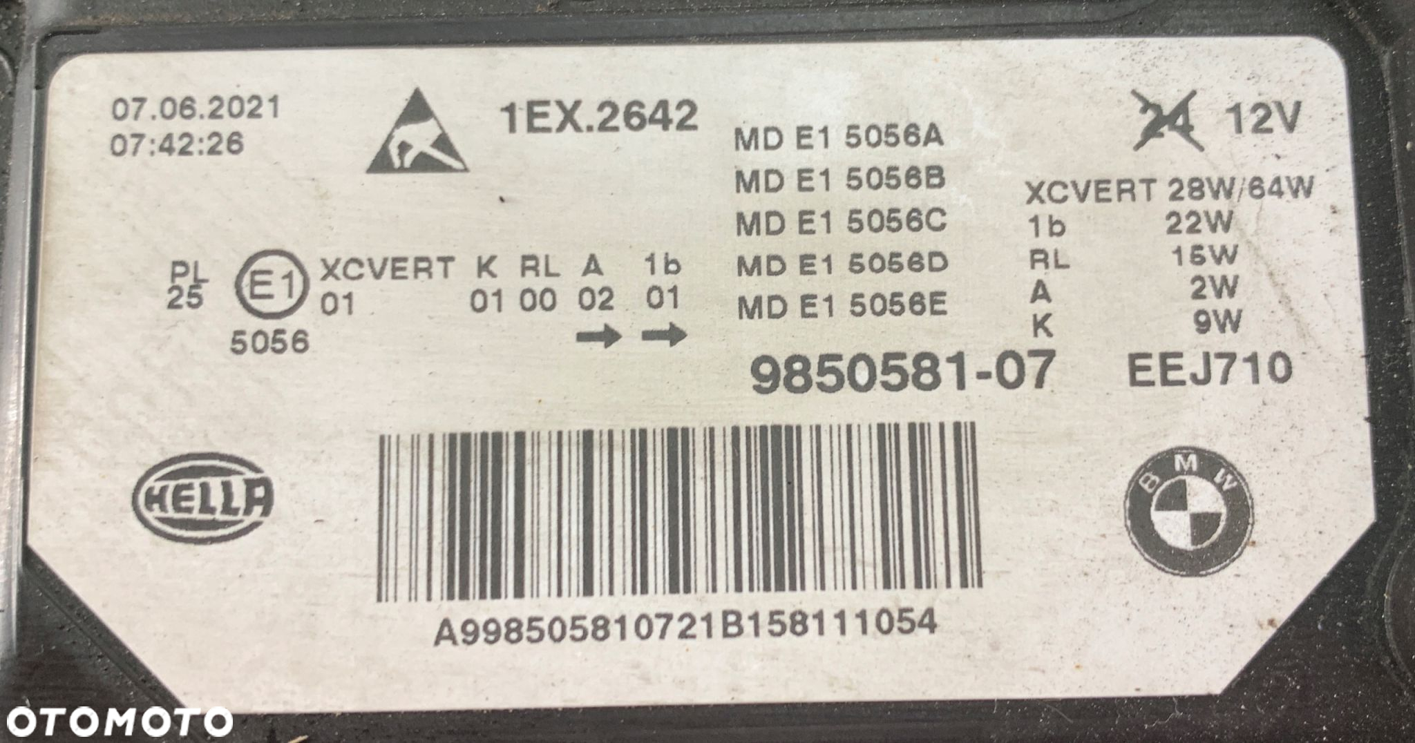 BMW G30 G31 LCI LIFT JEŻ MODUŁ LED LEWY 235083-01 - 4