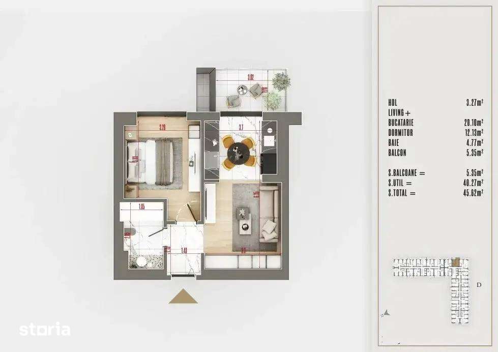 Apartament 2 Camere Izolat Fonic | Finisaje de Calitate | Sector 3 — fotografia 3
