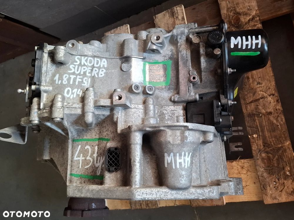 Skrzynia biegów automat Skoda SuperB II rok 2014 lift 1,8 TFSI  symbol MHH przebieg 43 tyś - 4
