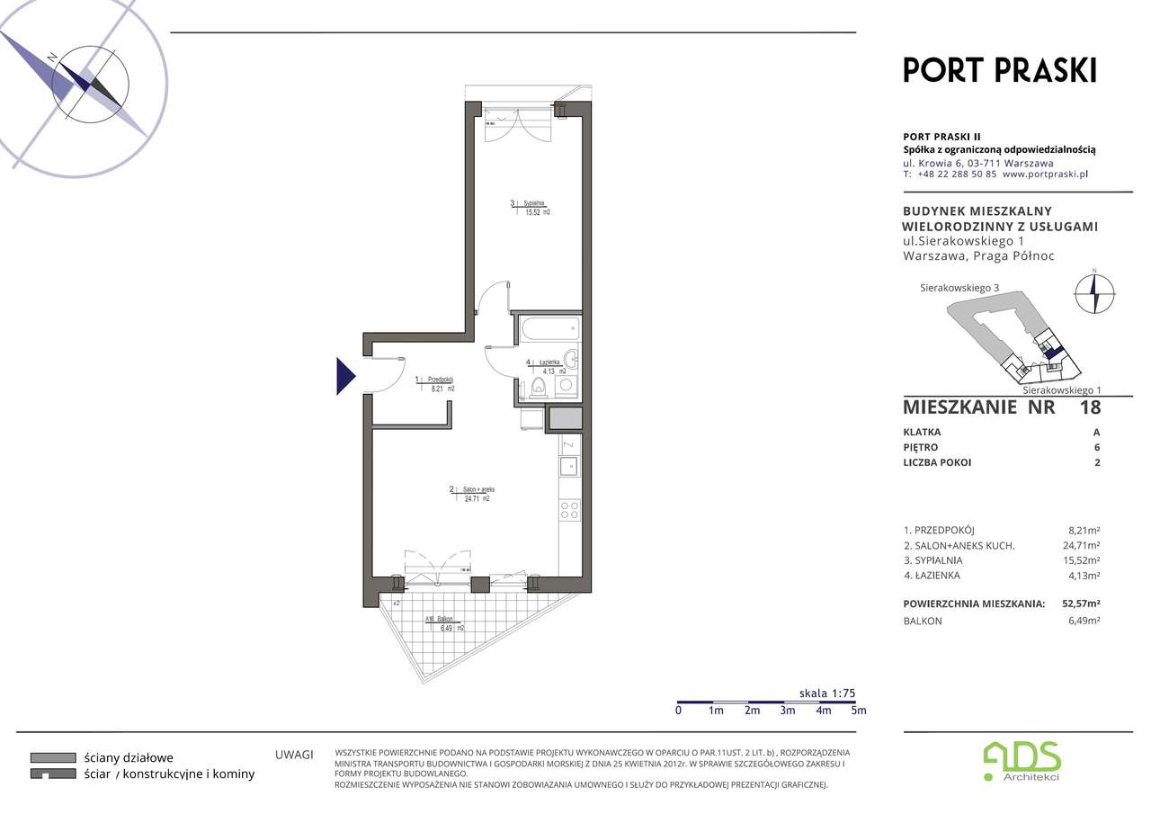 2-pokojowe mieszkanie 52m2 + balkon Bezpośrednio - Pełny obrazek: 2/12