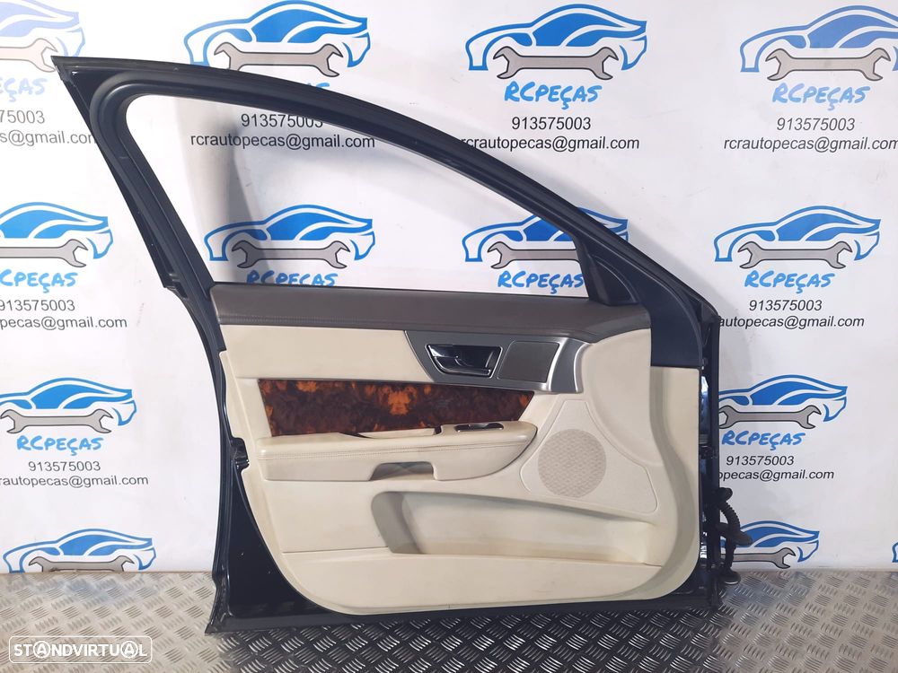 PORTA PORTAS FRENTE FRONTAL ESQUERDA JAGUAR XF I 1 MK1 X250 8X23F20125AB FECHO ELEVADOR MOTOR PUXADOR VIDRO RETROVISOR RETROVISORES - 2