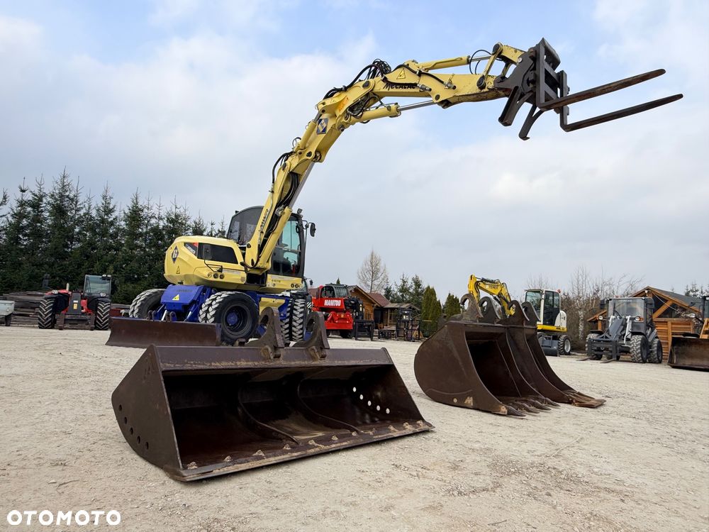 Mecalac Koparka MECALAC 15 MWR koparko ładowarka KLIMA 714 12 MTX 4x4x4 Ew140B centr smar 14ton - 21