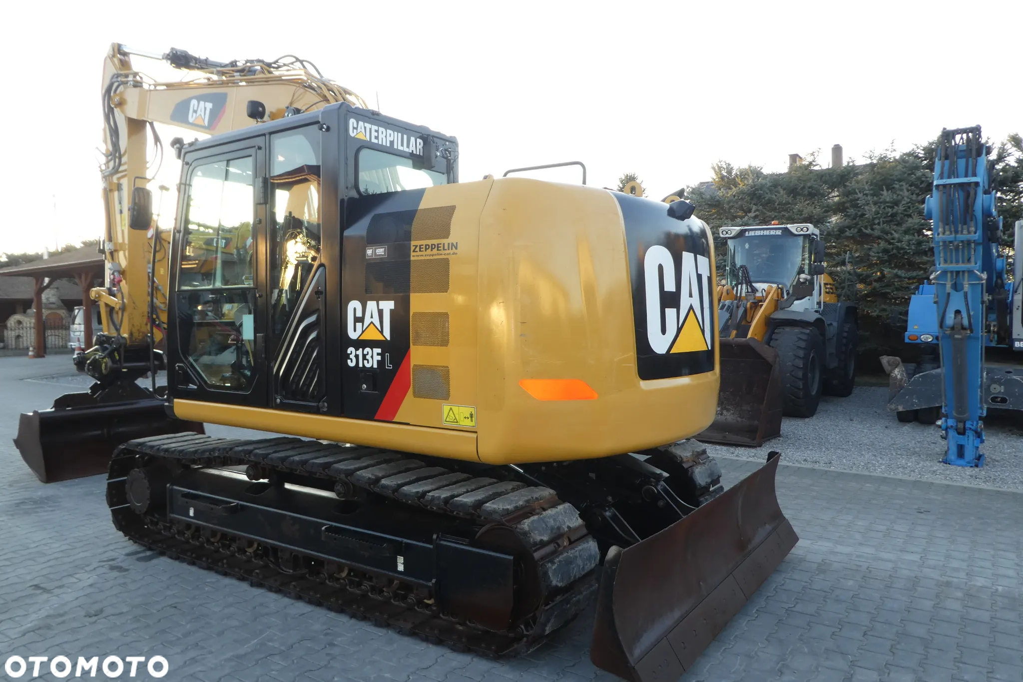 Caterpillar 313FL Z NIEMIEC Z PŁUGIEM - 3