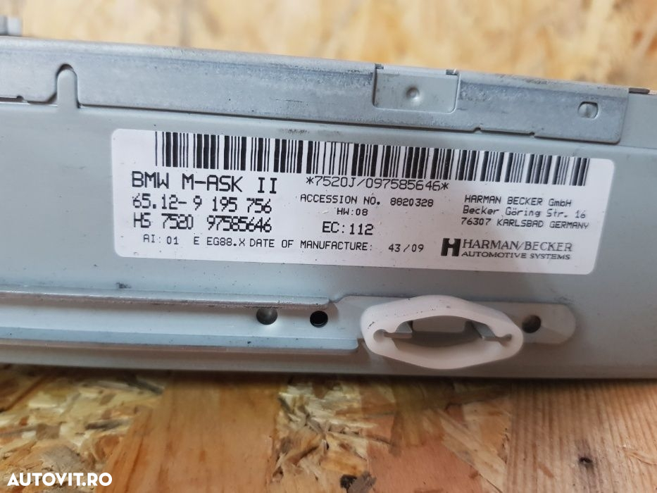 Radio CD Navigatie Bmw E60 E61 LCI Facelift Cod - 3