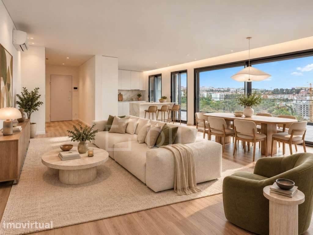Apartamento T3 com varanda e box com 2 lugares em Oeiras - Grande imagem: 3/28