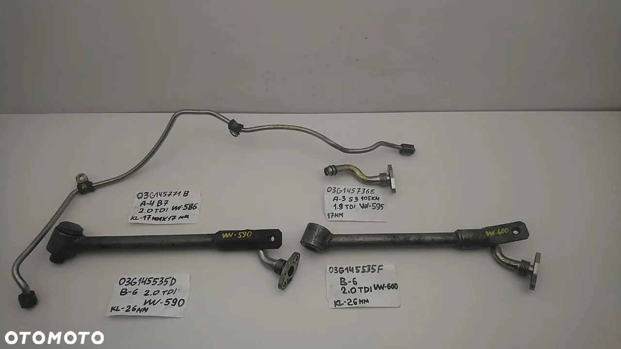 VW AUDI SEAT SKODA RURKA TURBOSPRĘŻARKI - 12