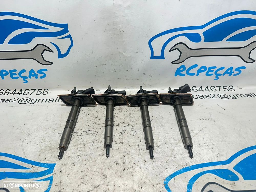 .Conjunto 4 Injectores Audi VW Volkswagen Seat Skoda CBA 2.0 TDI 143cv 03L130277 0445116030 - 2