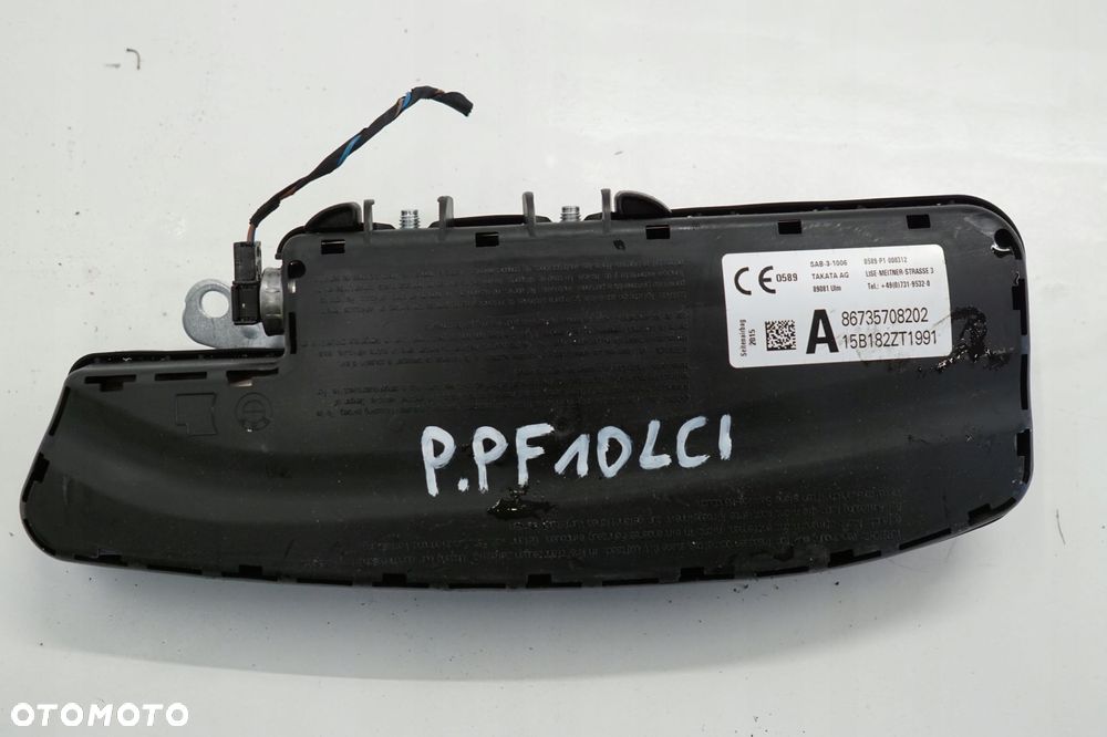 BMW 5 F10 F11 LIFT PODUSZKA AIRBAG FOTELA PRAWA 7357082 - 1