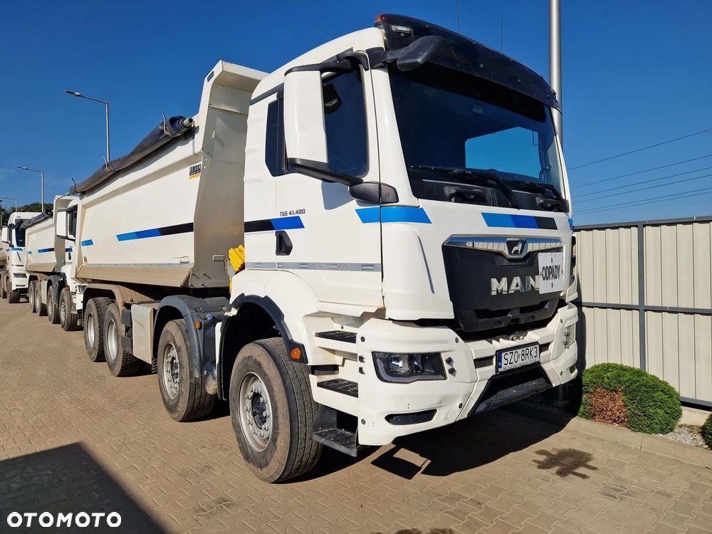 MAN TGS 41.480 8x4 * rej. 02.2024 * wywrotka tylnozsypowa * 4szt. * - 10
