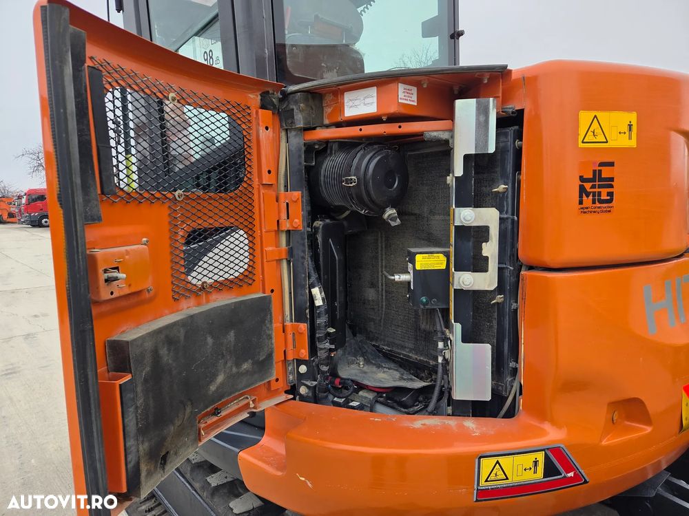 Hitachi ZX85, 2021, 4.088h, CUPLA RAPIDA+3 CUPE NOI, Senile CAUCIUC 90% ok, Inst hidr de picon pe bratele de excavare, A doua inst hidr pe bratele de excavare, Ad sapare 5m, ridica 4,5t, camera spate, 8.650kg, leasing 4 ani-6.500lei/luna, PROMOTIE 56.900 EUR - 16