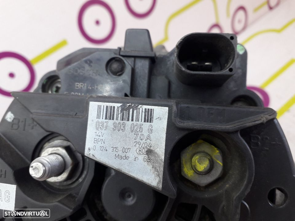 Alternador Seat Ibiza 6J 1.4 i 75Cv de 2002 - Ref: 037903025G - NO50168 - 3