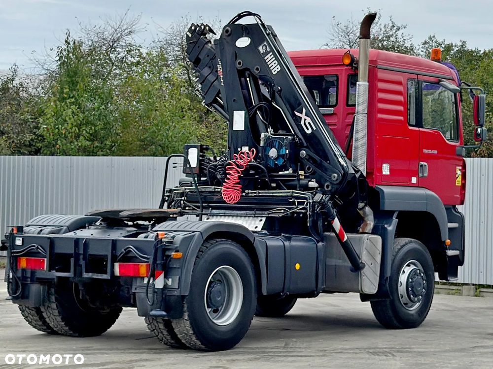 MAN TGA 18.480 * Ciągnik siodłowy * HIAB 144 D-5 HIDUO + PILOT / 4x4 - 6