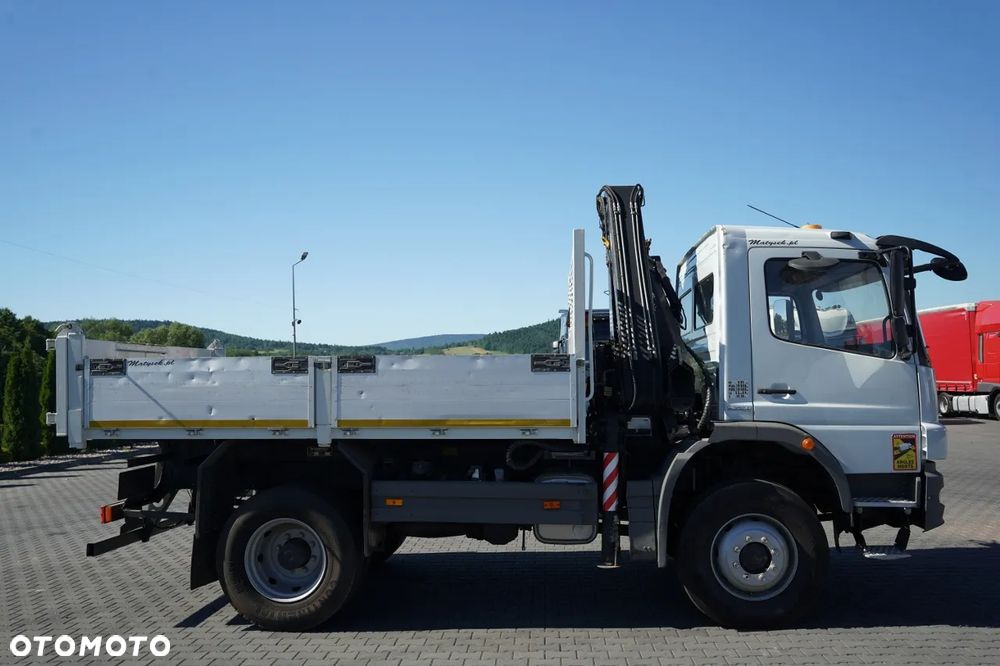 Mercedes-Benz ATEGO 16.24 / 4X4 / WYWROTKA + HDS HIAB 111 BS-2  / PILOT /  ROTATOR /MANUAL - 12