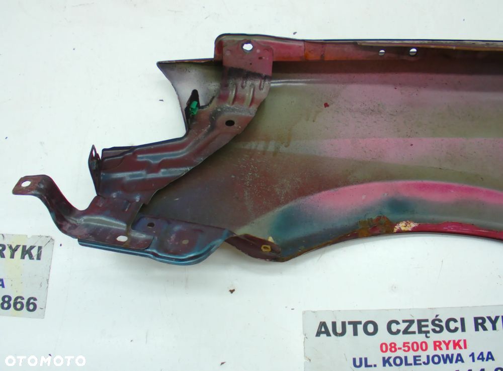 Nissan Primera P12 Błotnik prawy lewy przód bordowy - 15