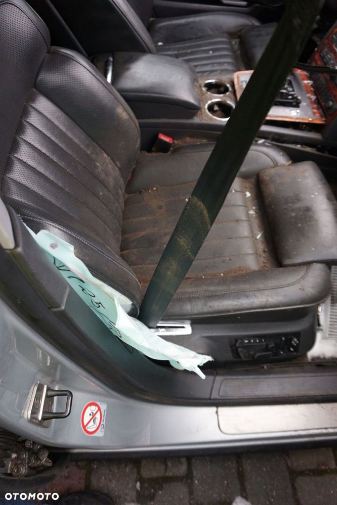 FOTELE FOTEL PRZEDNI LEWY PRAWY KANAPA WNĘTRZE PHAETON  GRZANE PAMIĘĆ CZARNA SKÓRA BOCZKI PODŁOKIETNIK VOLKSWAGEN 2002-2016 - 11