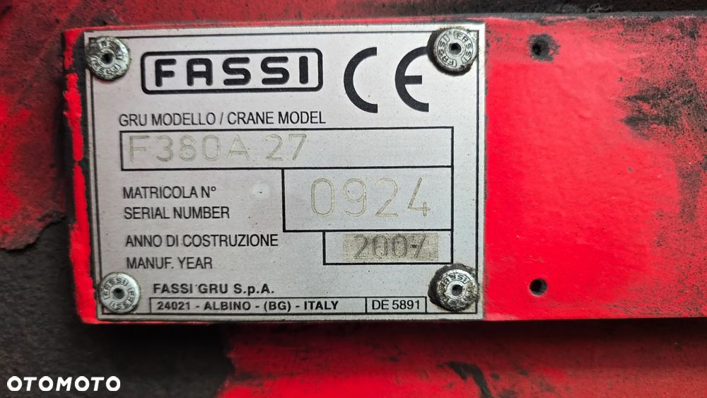 MAN TGA 35.360 8x4 FASSI F380 7+2 24m - 13