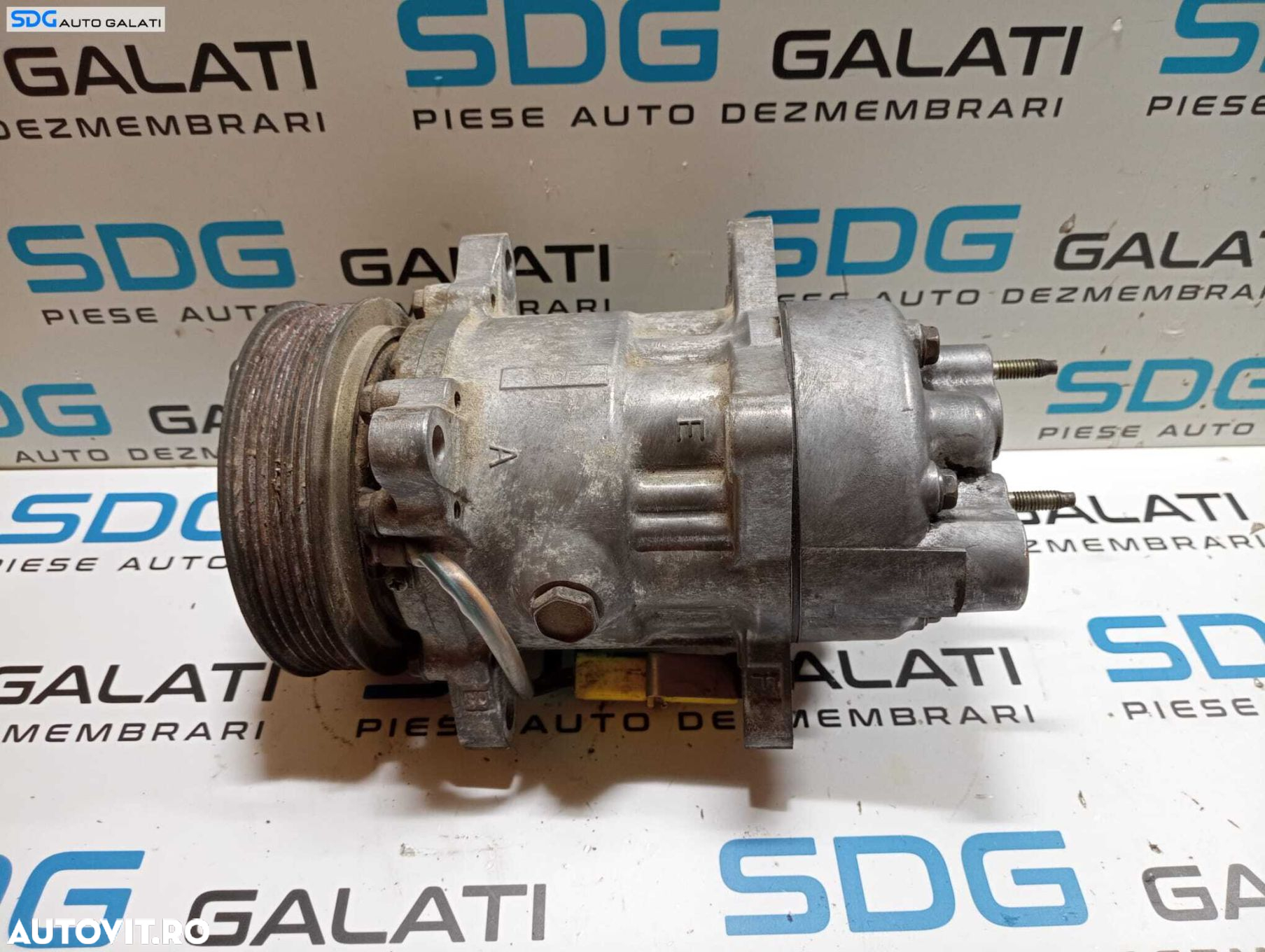 Compresor AC Aer Conditionat Clima Peugeot 307 2.0 HDI 2001 - 2008 Cod SD6VRC [M6890] - 6