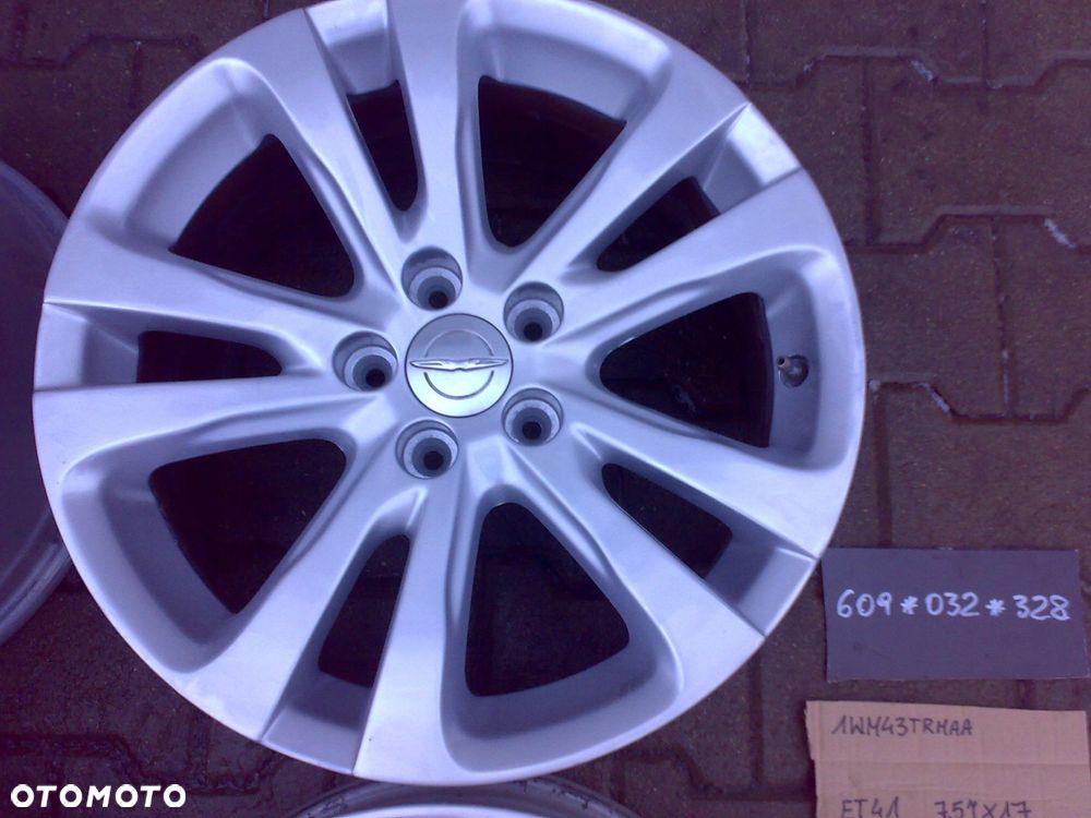 chrysler 200 2015 - koŁa orginaŁ felgi aluminiowa 17'' - 2