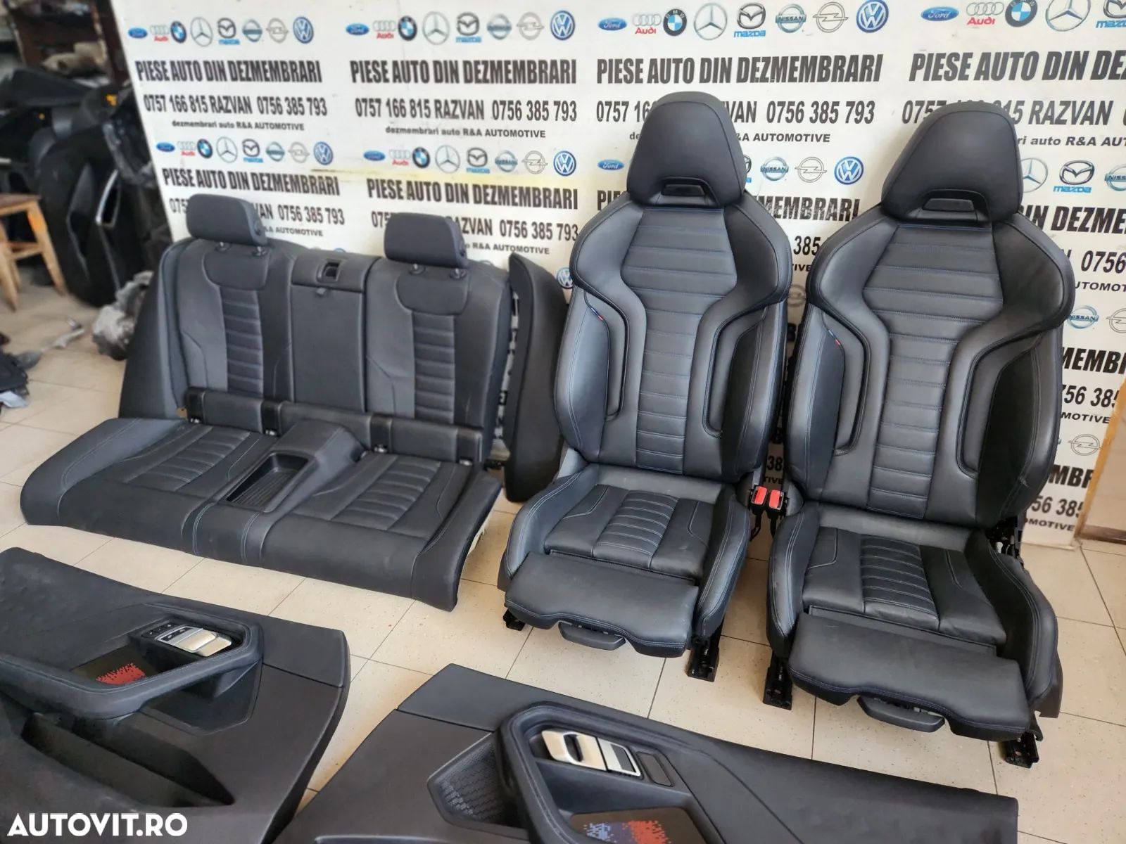 Interior Complet Bancheta Tapiterie Scaune M Pack Rabatabile Volan Stanga Bmw M2 G42 Originale Ca S - 1