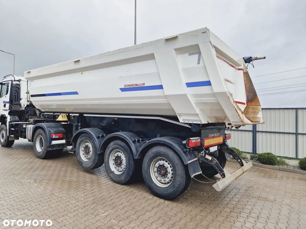 Schwarzmuller K3A * wywrotka stalowa * 27m3 * pod ciągnik 4x4 * siodło 1 380 mm * - 7