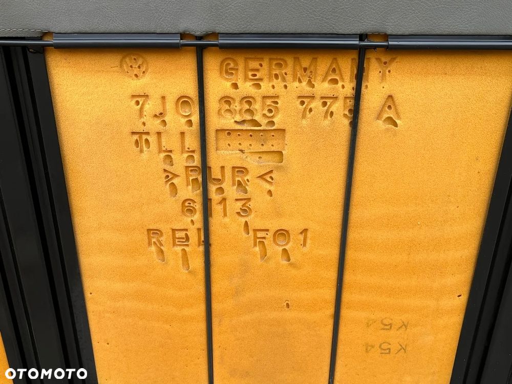 KANAPA ŁAWKA TRÓJKA FOTEL TYŁ DRUGI RZĄD PASY BEZPIECZEŃSTWA VW T5 LIFT T6 HOLENDERKA DOKA EU - 8