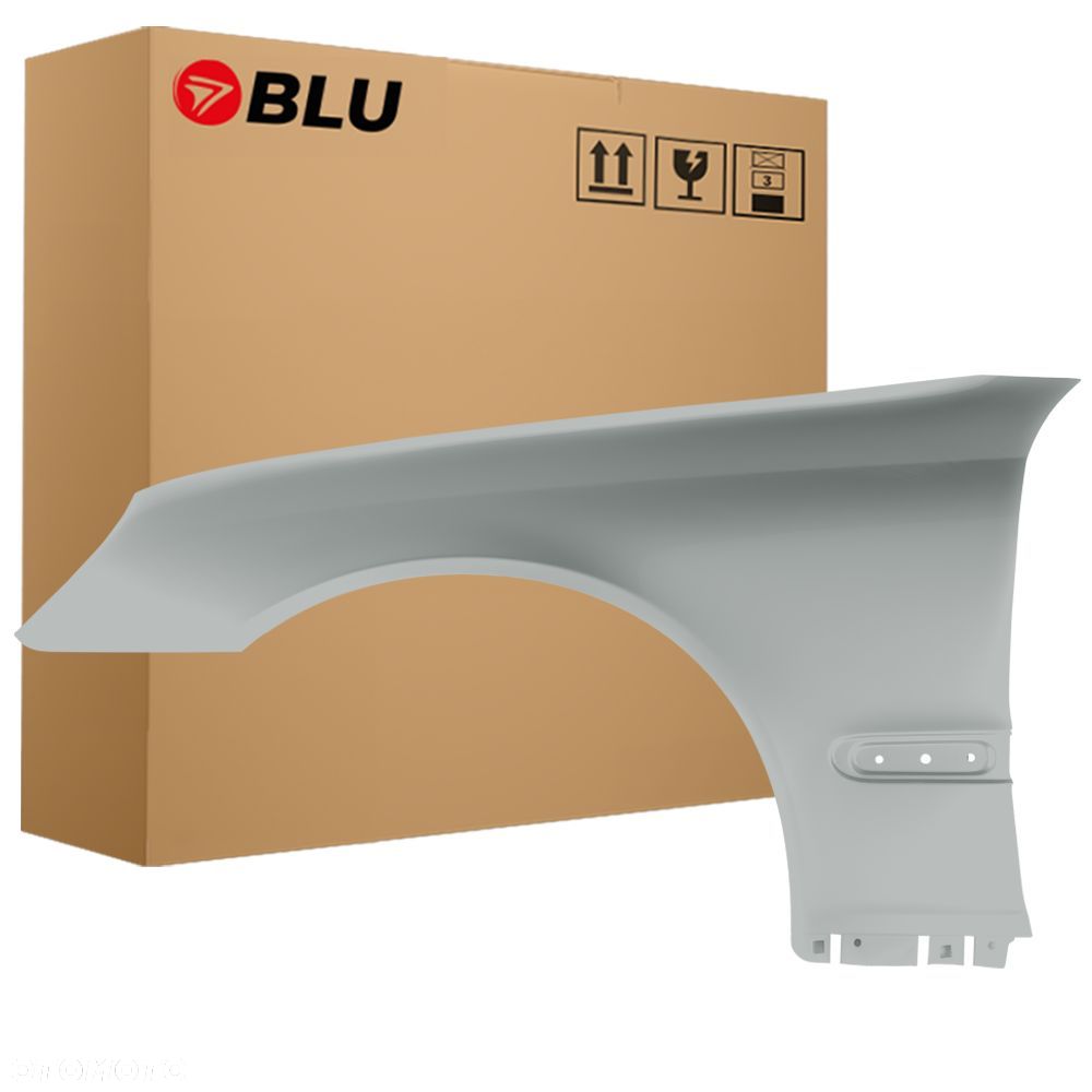 BLU Błotnik MERCEDES C W203 775 lewy srebrny 00-07 przód IridiumSilber - 1