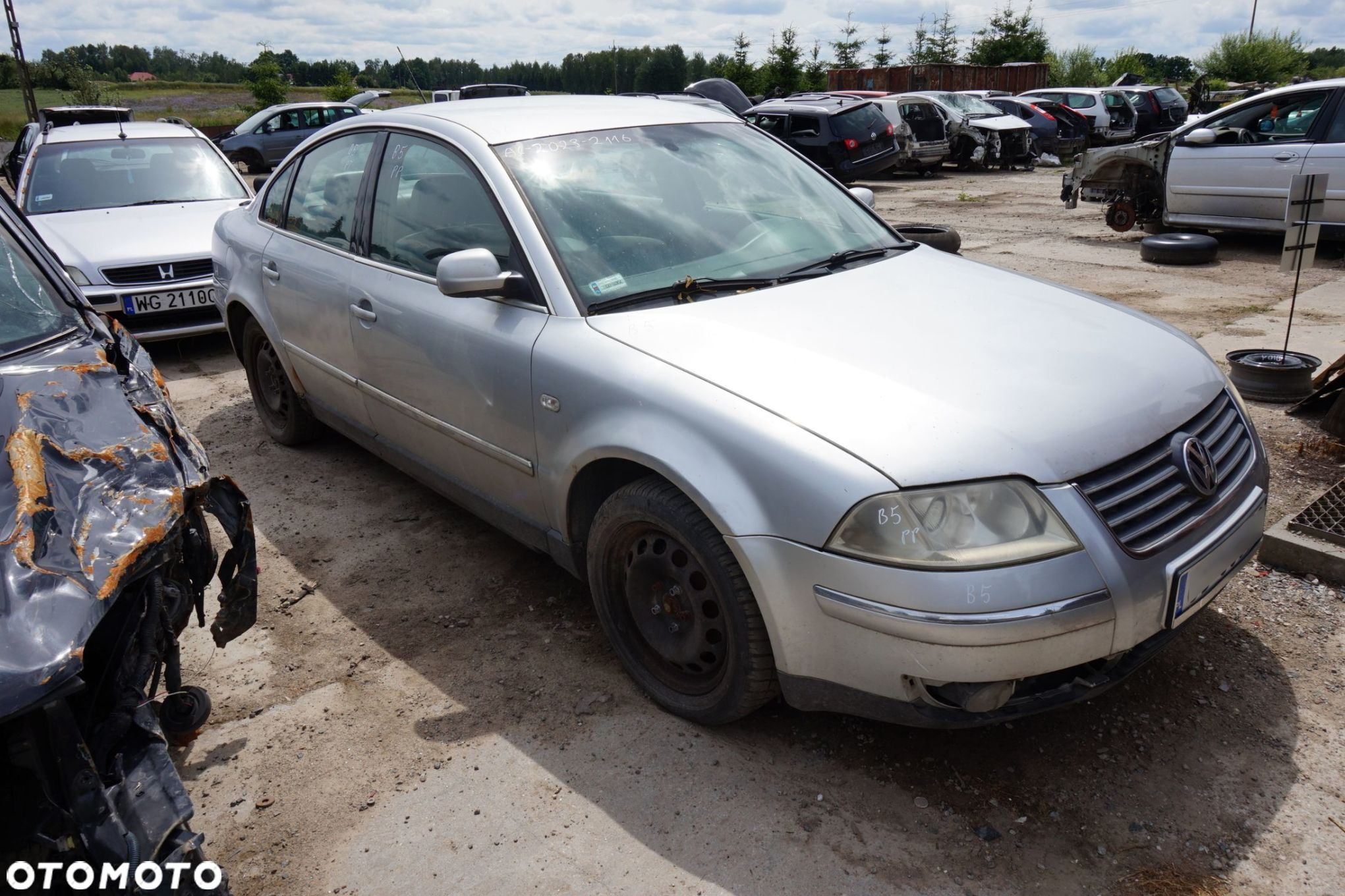 VOLKSWAGEN PASSAT B5 LIFT SEDAN 2000 LA7W 1.9 TDI AVF 130KM ELN SREBRNY na części - 7