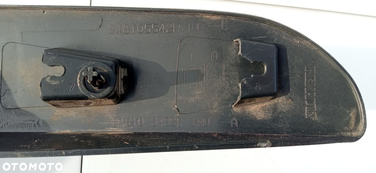 DACIA LODGY 12- BLENDA LISTWA KLAPY BAGAŻNIKA TYŁ 848105542R - 10