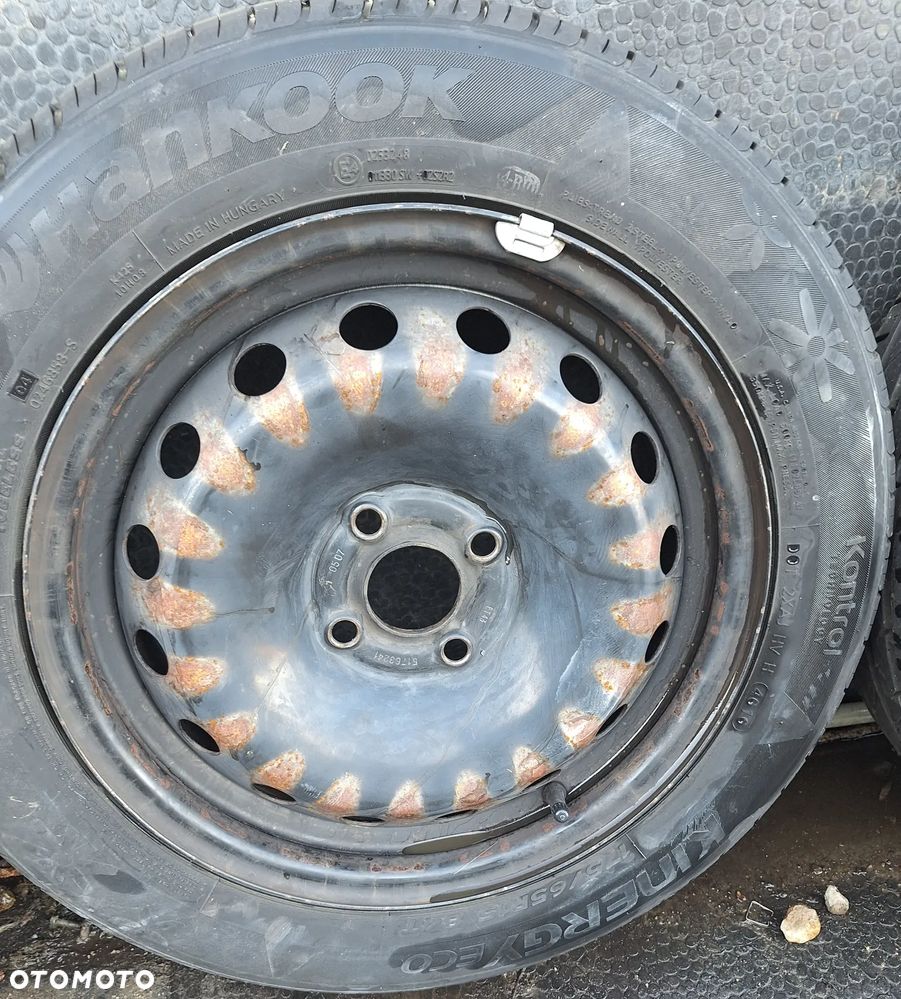 FELGI STALOWE 15 CALI ,OPONY 175/65R15- FIAT GRANDE PUNTO-4x98 /ET 43 - 3