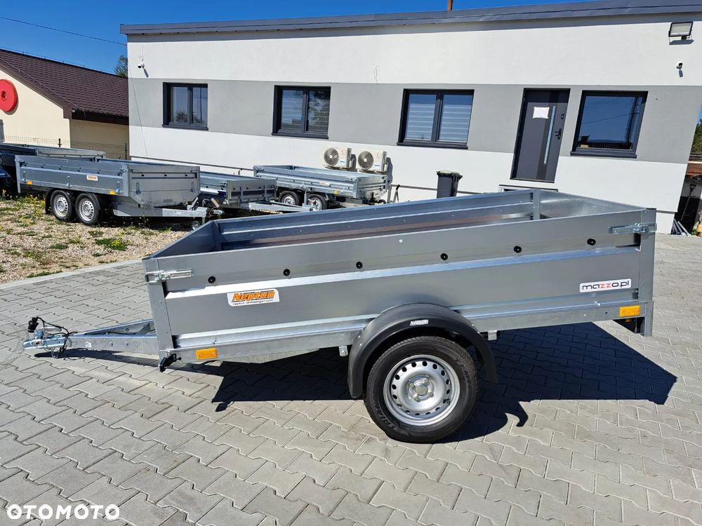 Neptun DOSTAWA Przyczepka 236x129x45cm DMC750kg SPAWANA RAMA, Resor 4-piórowy z amortyzatorem, WYSOKA BURTA - 10