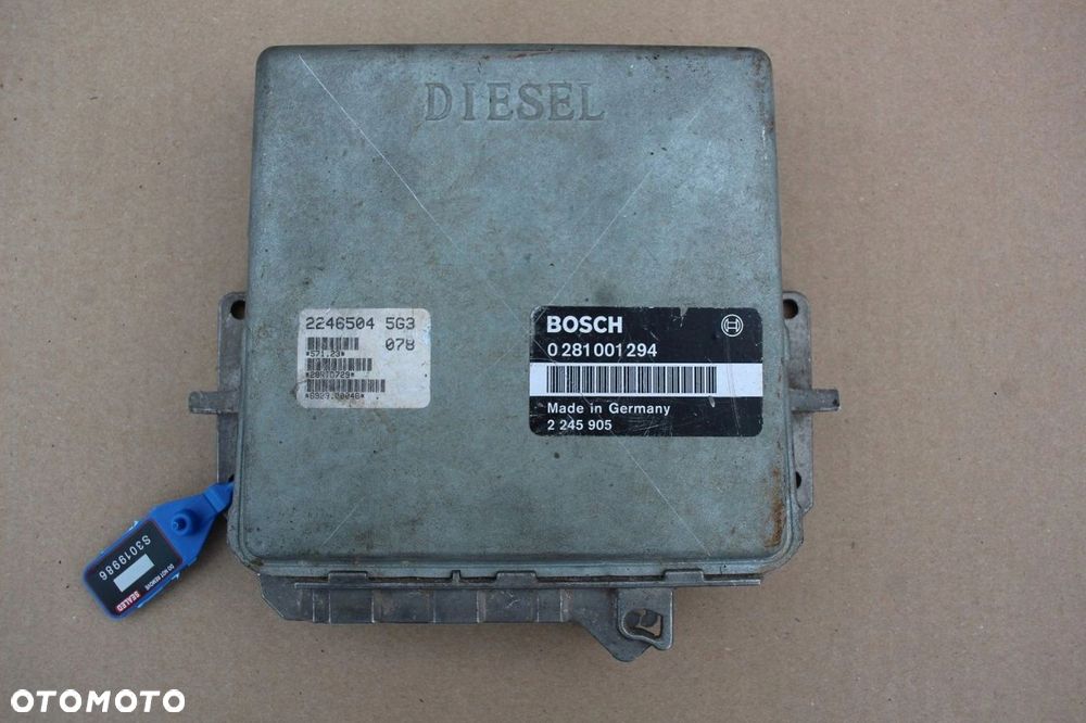 Komputer sterownik silnika BMW e36 e34 2.5 TDS 143KM 2245905 0281001294 - 1