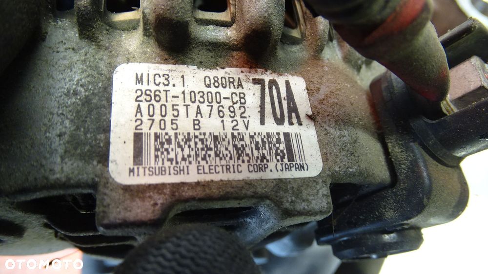 ALTERNATOR 70A MAZDA 2 1.4  2S6T-10300-CB - 4