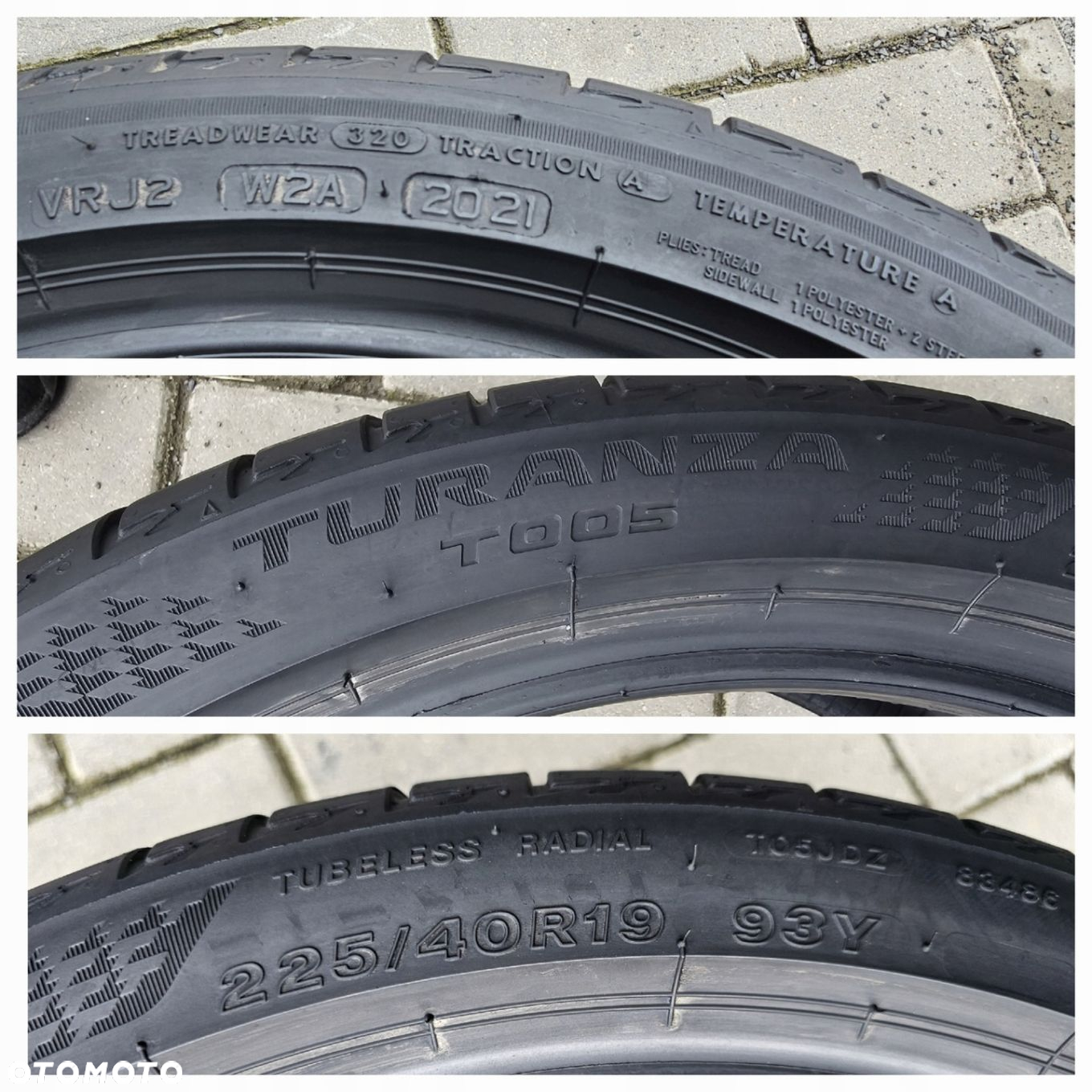 Bridgestone Turanza T005 225/40R19 93 Y - 4