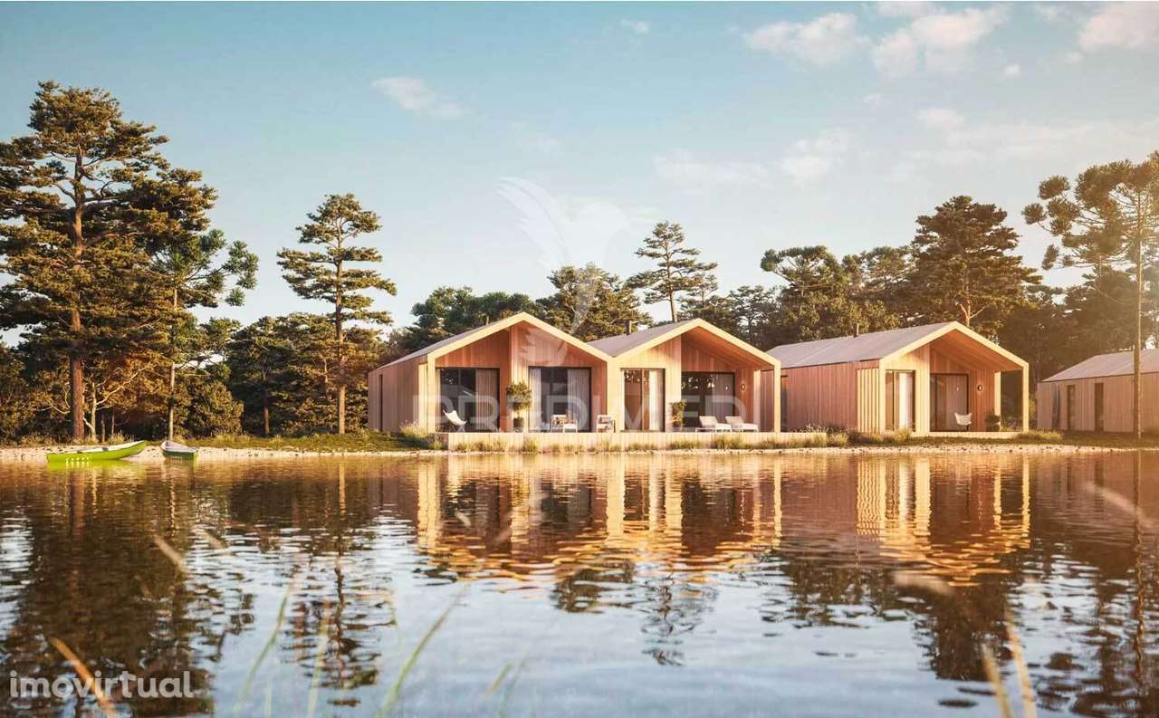 Moradia T1 nova, de madeira, junto à Lagoa de Óbidos - Grande imagem: 2/22