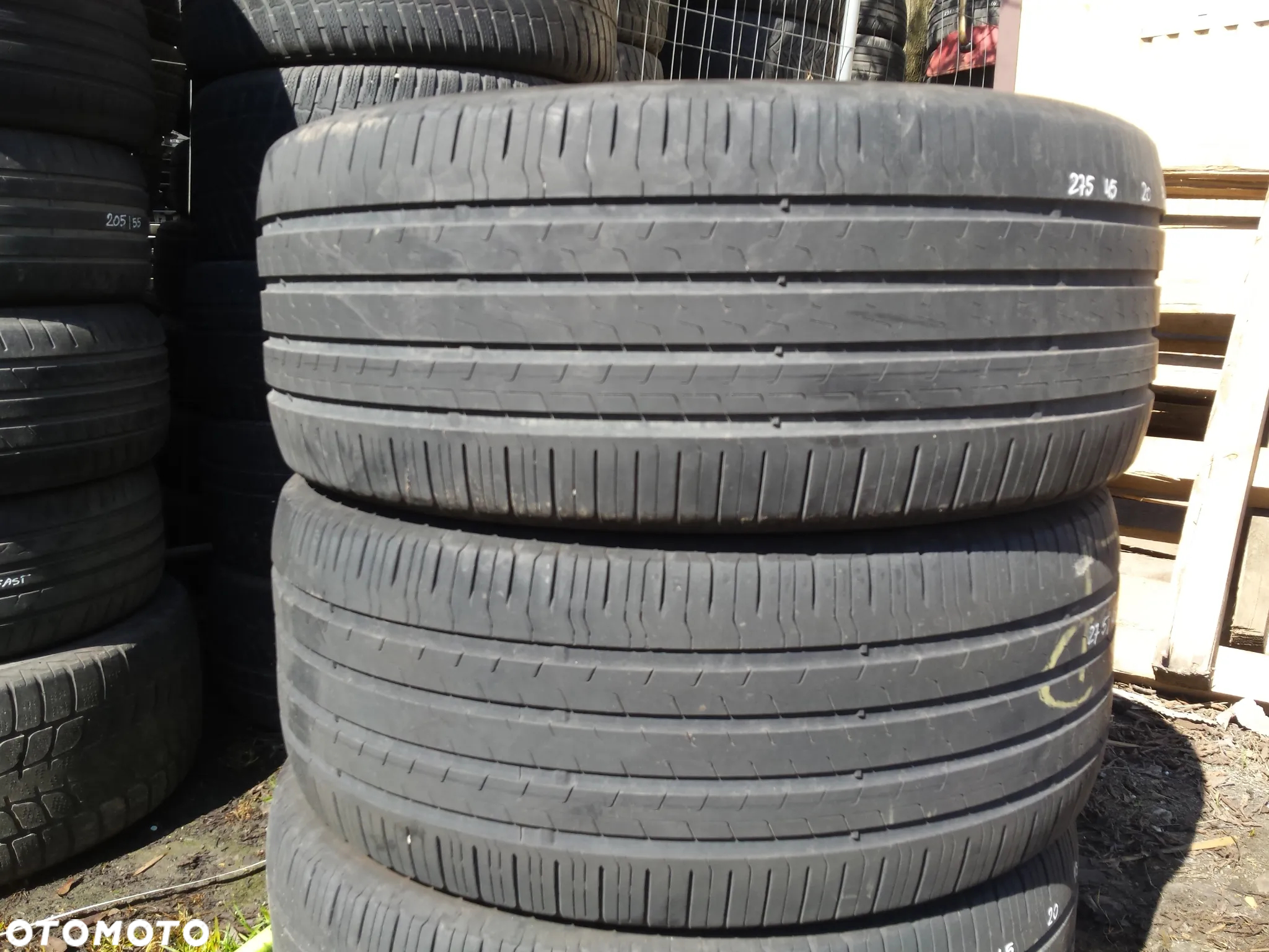 20” - CONTINENTAL - 275/45 r20 cali - LETNIE Opony CONTI Eco Contact 6 - stan: BDB + możliwy  MONTAŻ !! - 4