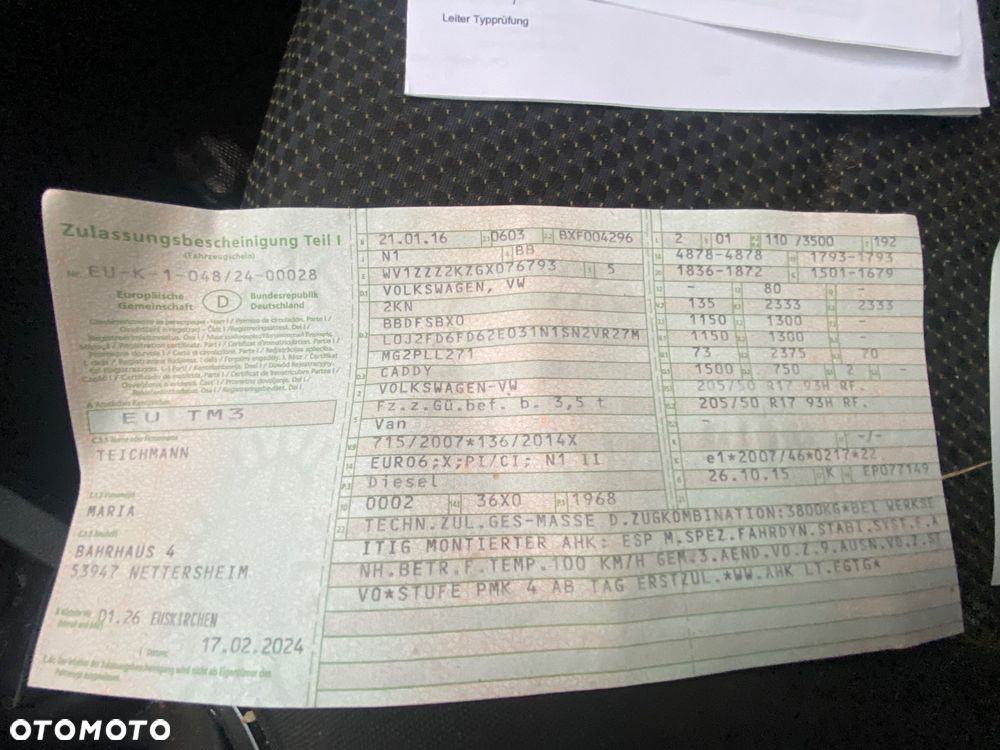 Volkswagen Caddy 2.0 TDI (5-Si.) DSG Comfortline - 14