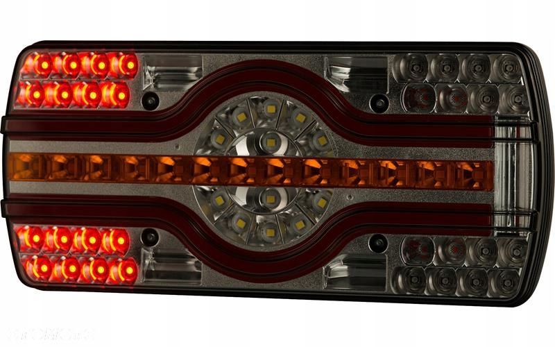 lampa zespolona ze światłem oświetlenia tablicy (led) 12/24v lewy - 4