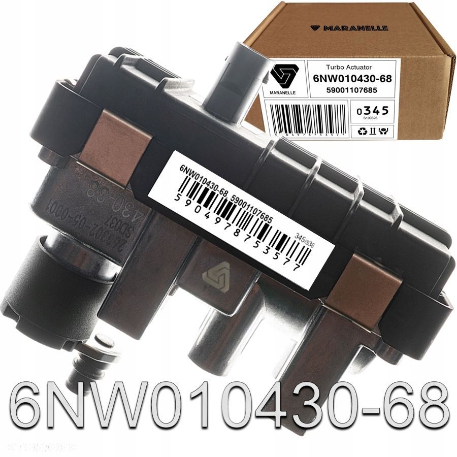 Nastawnik sterownik 6NW010430-68, 59001107685 turbiny JEEP, ALFA ROMEO, FIAT - 1.6 - 1