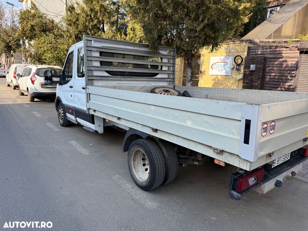 Ford Transit an 2020 L3 Unic Proprietar Dokka 7 locuri punte dubla bena camioneta basculabila NU Mercedes VW IVECO 35c Peugeot 131cai Carte Service Fără probleme - 16