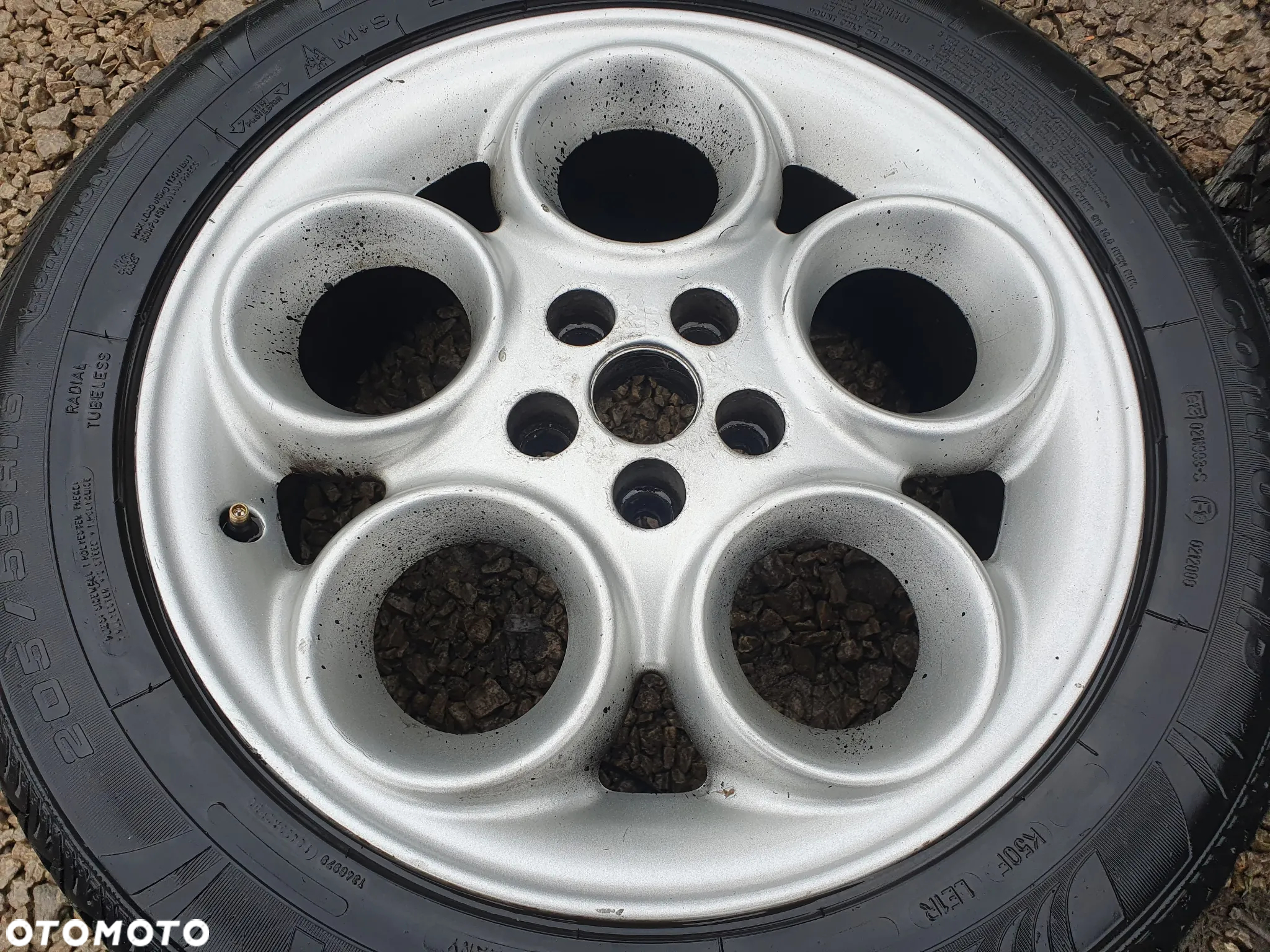 ALFA ROMEO ORYGINALNE FELGI ALUMINIOWE 16" 6.5J ET41.5 5X98 ALUFELGI 60621622 KOMPLET 4 SZTUKI - 9
