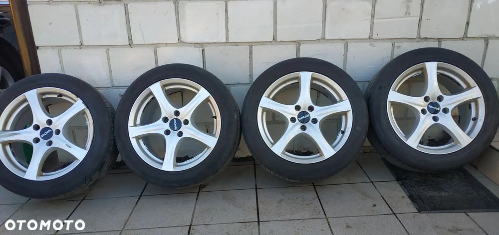 Koła - felgi aluminiowe 8Jx17H2 ET35, opony letnie 225/50/R17 - 6
