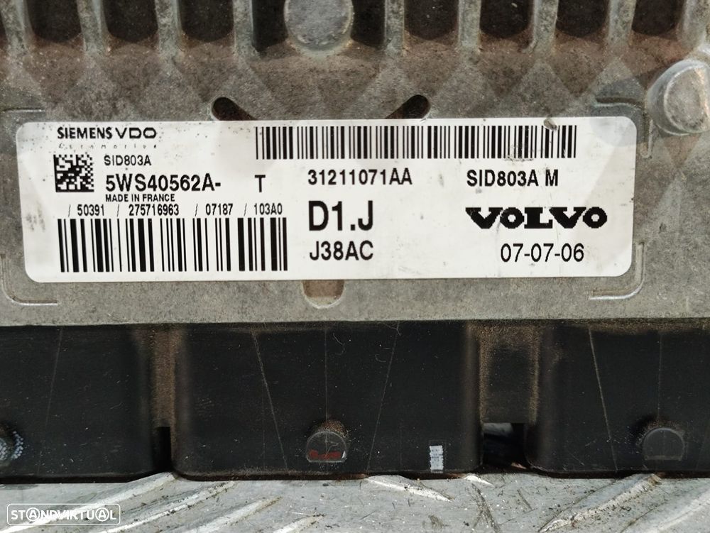 Centralina Motor Original Siemens Volvo 2.0D D4204T 5WS40562A 31211071AA - 6