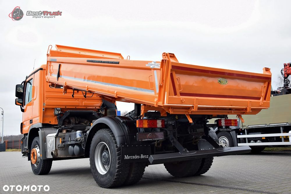 Mercedes-Benz ACTROS 1841 / 4X2 / KIPPER MEILLER S3 / EURO 5  /  DUŻY MOST / RESOR  P+T / - 21