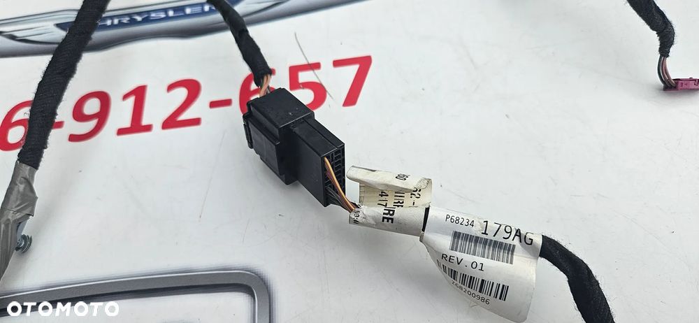 Chrysler Pacifica 2016- Lusterko wsteczne Lusterko wewnętrzne Obudowa lusterka Kompletne ASSIST 911 instalacja lusterka P68234179AG - 5