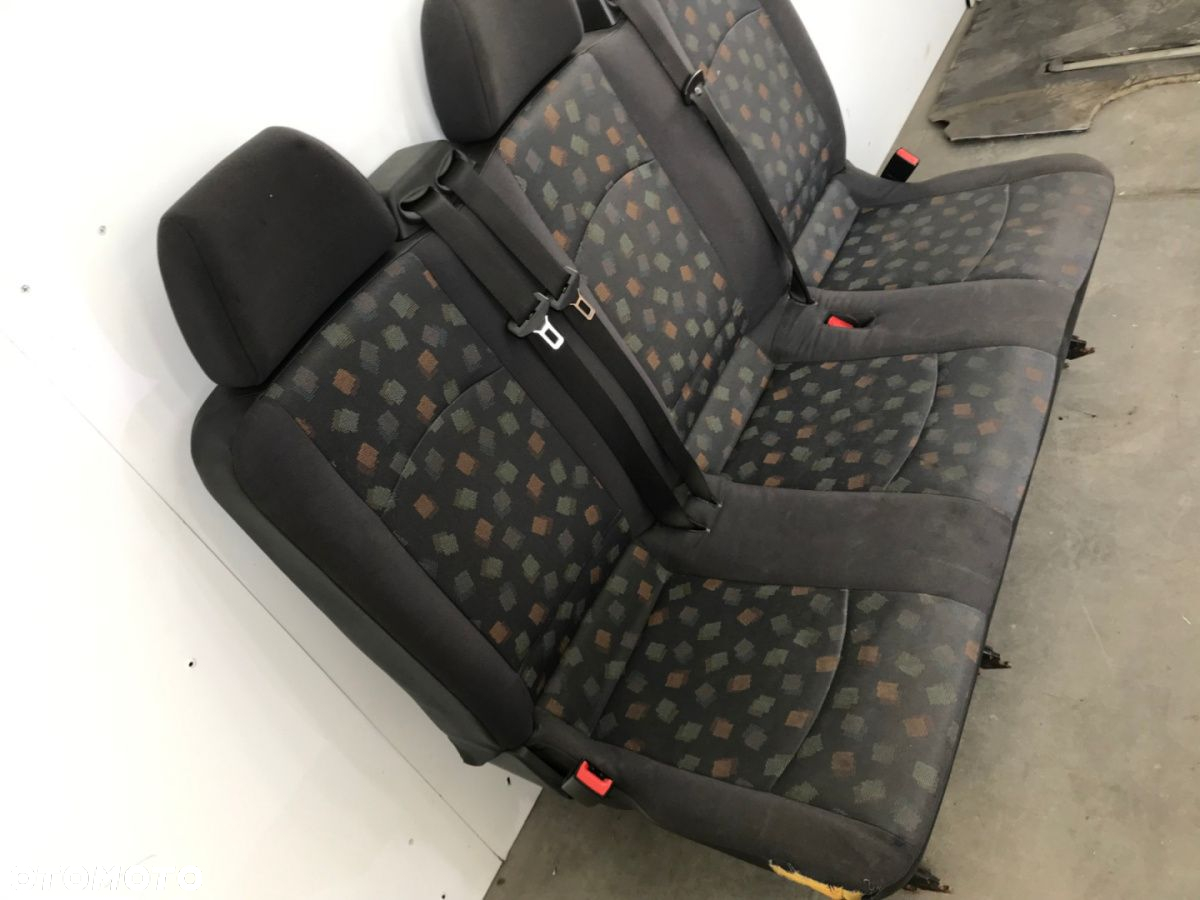 Fotele Mercedes Vito W639 Viano 03-14r. 8 osobowy kanapa trzeci 3 rząd komfort komplet ORYGINALNE - 4