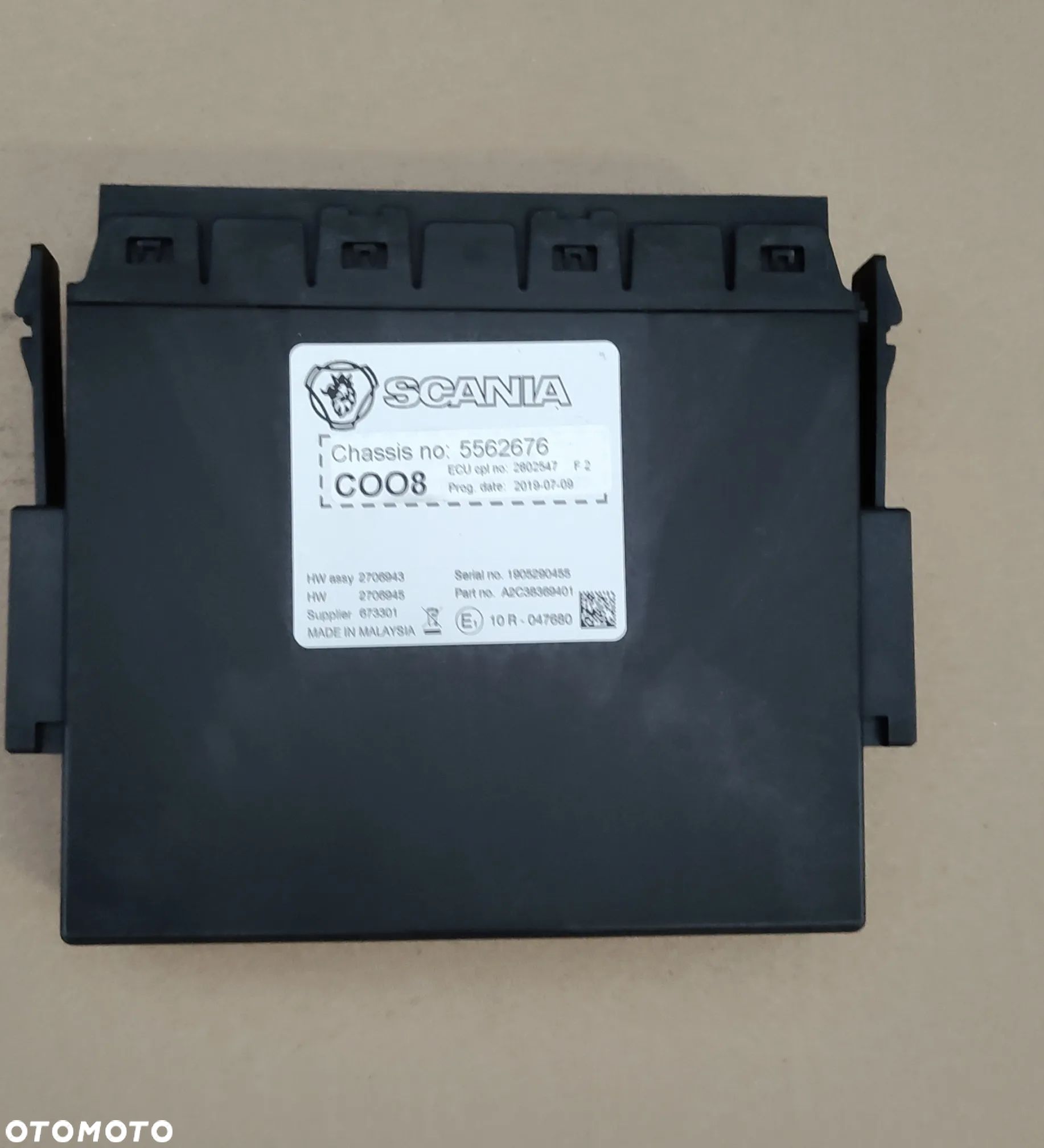 SCANIA R S KOORDYNATOR COO8 2706943 2706945 - 1