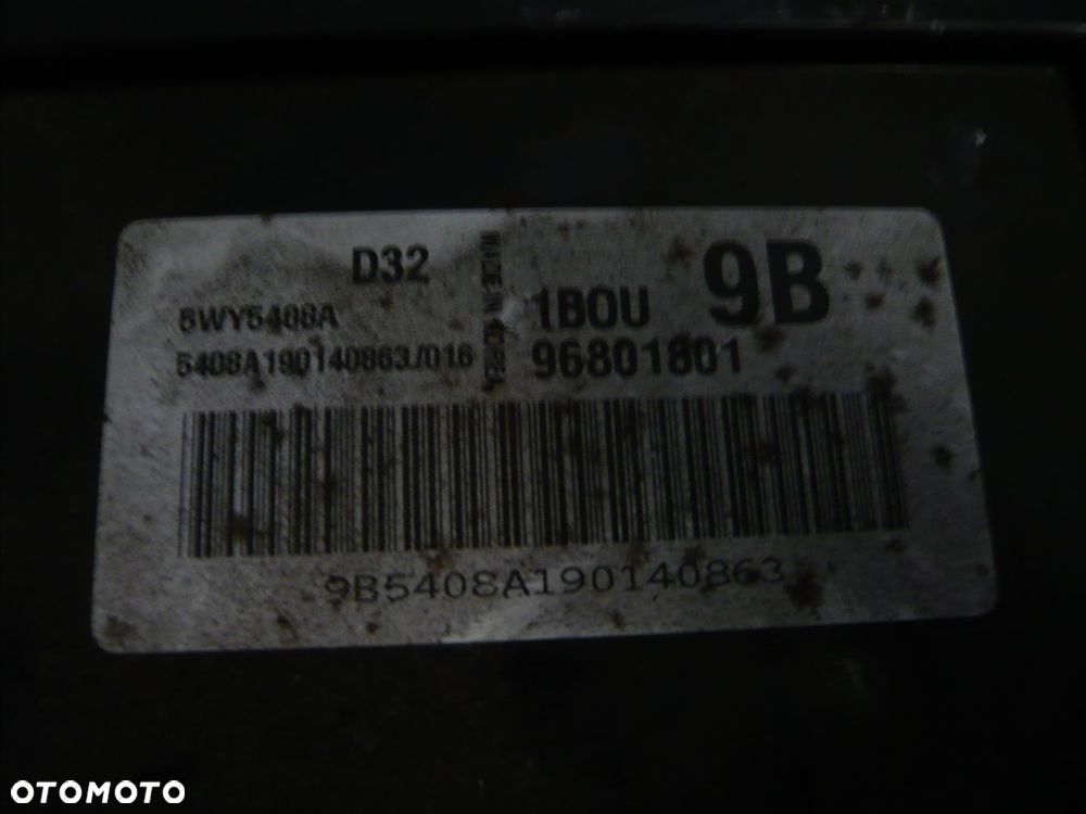 komputer sterownik silnika 96801801 chevrolet matiz - 2