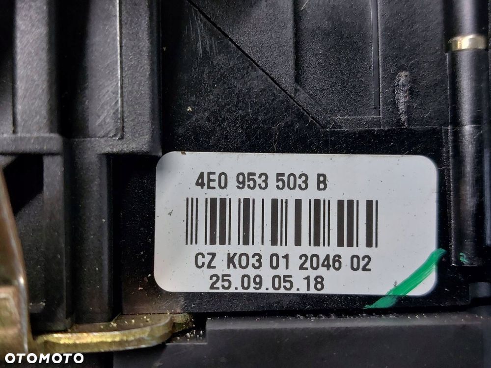 MANETKA PRZEŁĄCZNIK ZESPOLONY TAŚMA AUDI A6 C6 4E0953503B 4E0953541A - 5