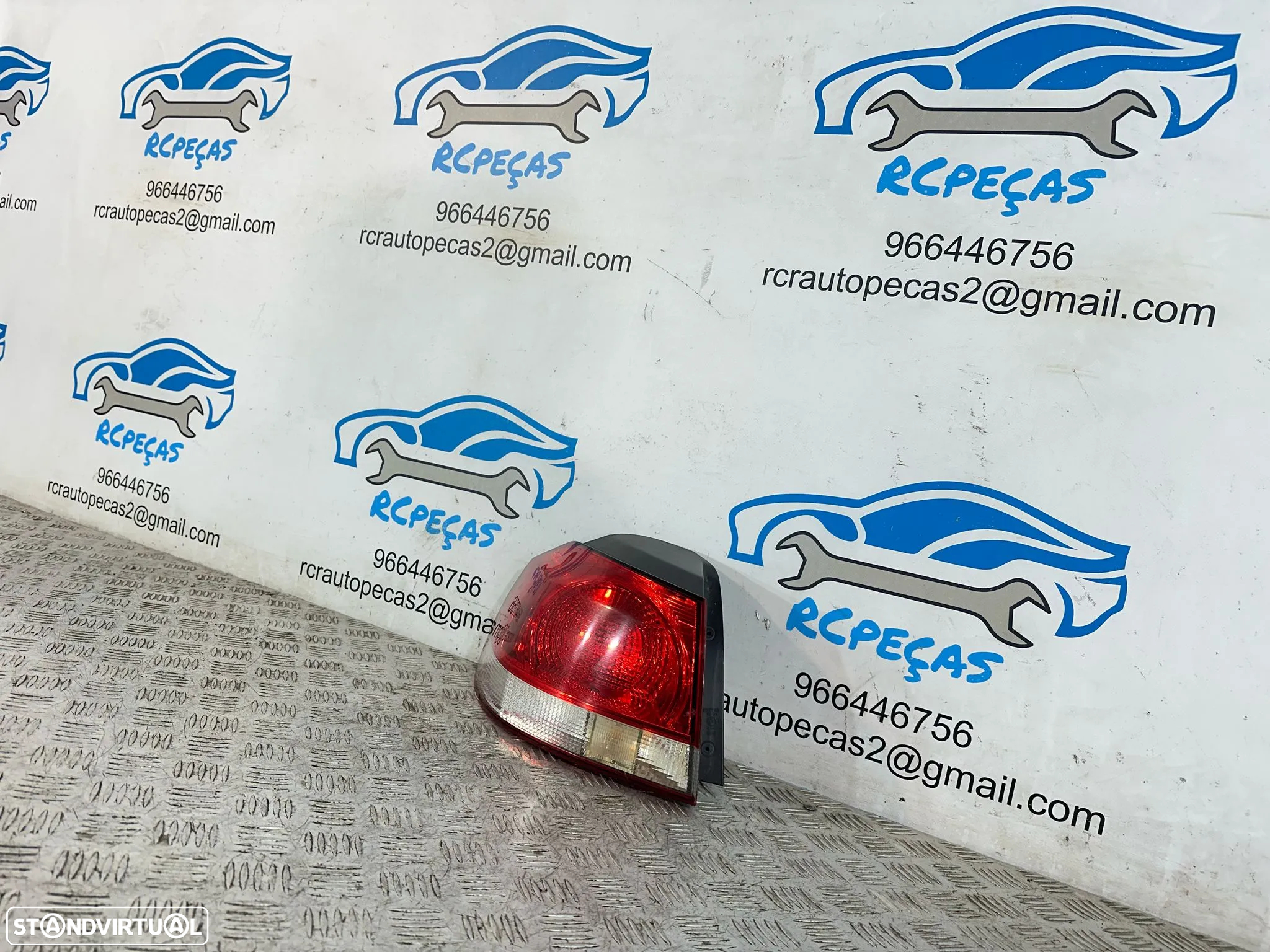 .Conjunto Farolins Tras Traseiro Direito Esquerdo Original Volkswagen VW Golf 6 Mk6 5K0945112 5K0945111 2008 a 2013 - 11